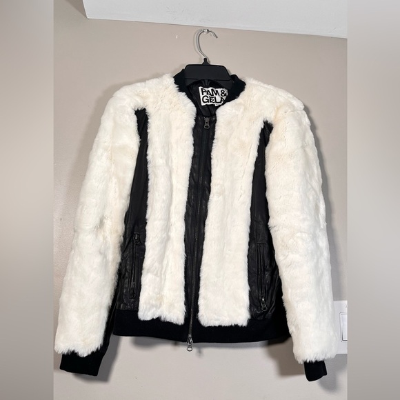 Pam & Gela Faux Fur Jacket - Picture 3 of 8